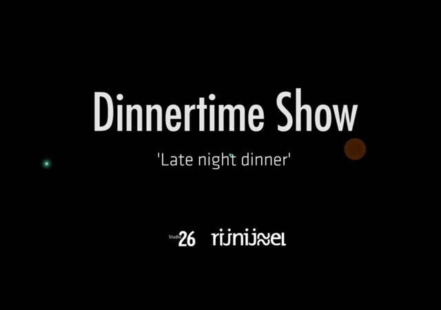 Studenten verzorgen met dagelijkse Dinnertime Show een online alternatief voor Dinnershow Goud.png